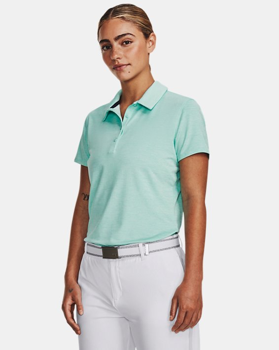Women's UA Playoff Polo in Blue image number 0